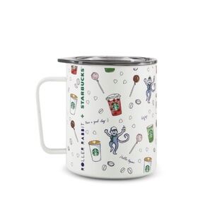 Starbucks Roller Rabbit Coffeehouse Bonanza Stainless Steel Camp Mug